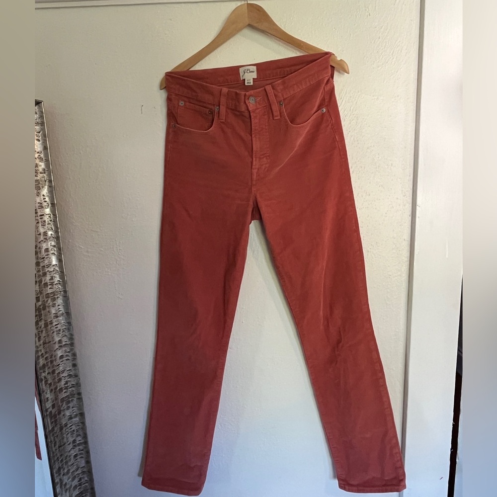 J Crew- corduroy vintage slim straight